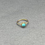 14KT GOLD TURQUOISE RING