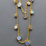 MULTI SUN NECKLACE