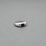 SAPPHIRE AND DIAMONDS RING
