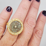 BERYL SUN GOLD RING