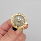 BERYL SUN GOLD RING