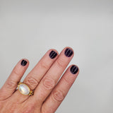CABOCHON MOONSTONE GOLD RING