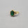 EMERALD HEXAGON RING WITH DIAMONDS