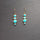 FOUR SHAPE TURQUOISE EARRINGS