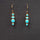TURQUOISE SHAPE EARRINGS