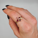 TOURMALINE CLUSTER RING