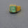 EMERALD GOLD PAVE RING