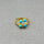 FOUR TURQUOISE OPEN GOLD RING