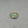 FOUR TURQUOISE OPEN 18KT GOLD RING