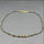 RUBY, PYRITE, ONYX, GOLD BEADED NECKLACE