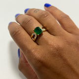 EMERALD DIAMOND RING