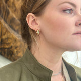 PRECIOUS GEMS GOLD EARRINGS