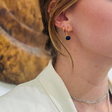 LAPIS LAZULI GOLD EARRINGS