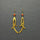 CORAL GOLD EARRINGS