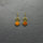 LABRADORITE CARNELIAN GOLD EARRINGS