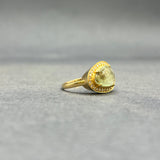 GREEN BERYL DIAMOND RING