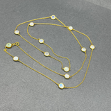 MOONSTONE CHAIN NECKLACE