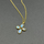 PRIMROSE MOONSTONE AND SAPPHIRE PENDANT NECKLACE