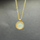 SUN MAG AQUAMARINE PENDANT NECKLACE