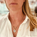 MOONSTONE SUN NECKLACE