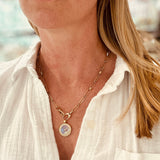 MOONSTONE SUN NECKLACE