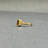 RECTANGULAR TOURMALINE RING