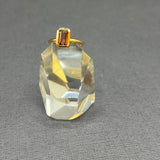 RECTANGULAR TOURMALINE RING