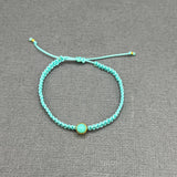 TURQUIOSE MACRAME BRACELET