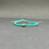 TURQUIOSE MACRAME BRACELET