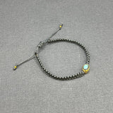LABRADORITE MACRAME BRACELET