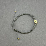 LABRADORITE MACRAME BRACELET