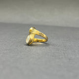 MOONSTONE HAMMERED RING