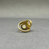 MOONSTONE HAMMERED RING