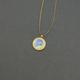MOONSTONE SUN NECKLACE