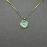 MOONSTONE SUN NECKLACE