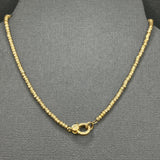PAVE DIAMOND BEADED NECKLACE