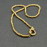 PAVE DIAMOND BEADED NECKLACE