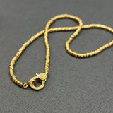 PAVE DIAMOND BEADED NECKLACE