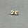 MOONSTONE WHITE GOLD STUD EARRINGS