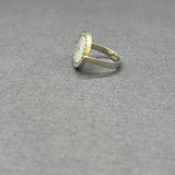 WHITE GOLD SUN MAG RING, DUAL SIDED FLIP