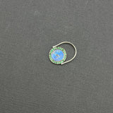 WHITE GOLD SUN MAG RING, DUAL SIDED FLIP