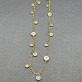 MOONSTONE MULTI CHARM NECKLACE