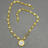 MOONSTONE SUN CONTI NECKLACE
