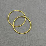 INFINITE GOLD HOOPS EARRINGS