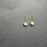 MOONSTONE CABOCHON EARRINGS