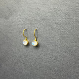 MOONSTONE CABOCHON EARRINGS