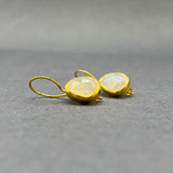 MOONSTONE FRENCH WIRE EARRINGS