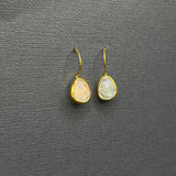 MOONSTONE FRENCH WIRE EARRINGS