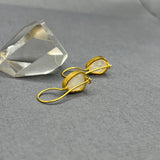 MOONSTONE FRENCH WIRE EARRINGS