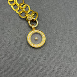 SUN MAG ROSE QUARTZ WITH DIAMONDS & PINK SAPPHIRE
